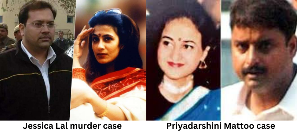 photo: Jessica Lal case & Priyadarshini Mattoo case 